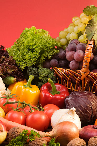 istock Vegetable and fruits food still-life 91714687