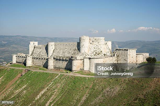 Krak Des Chevaliers Syria Stock Photo - Download Image Now - Built Structure, Castle, Color Image