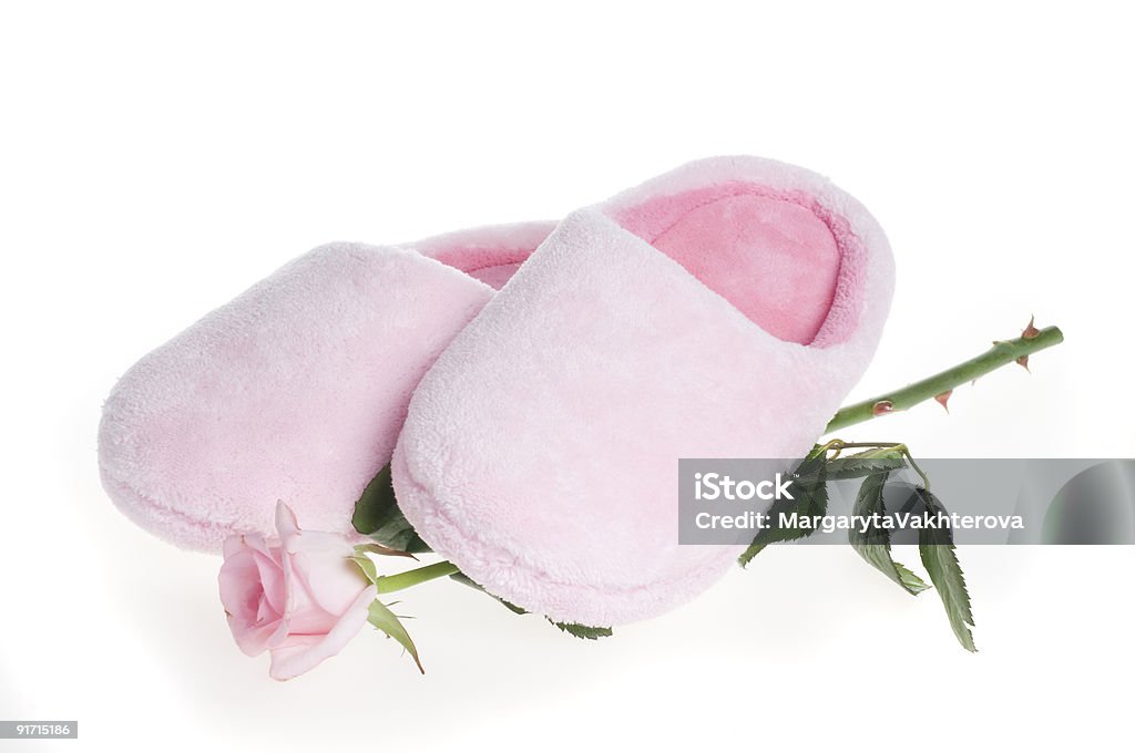 Para domu Różowe pantofle - Zbiór zdjęć royalty-free (Aromaterapia)