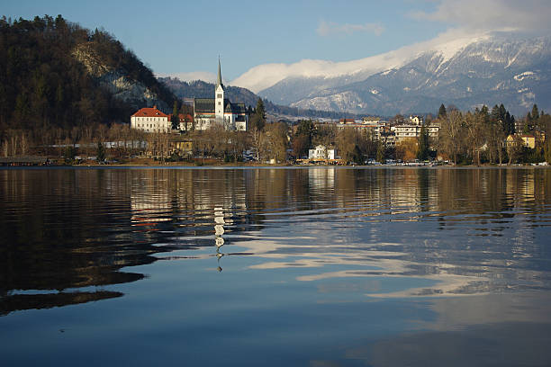 istock Winter landscape, Bled, Slovenia 91715272