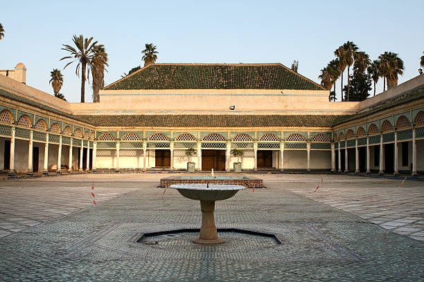 bahia palace marrakech stock photo