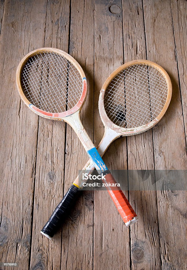Raquettes de tennis rétro - Photo de En bois libre de droits
