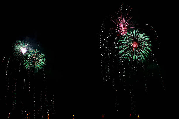 Fireworks series stock photo