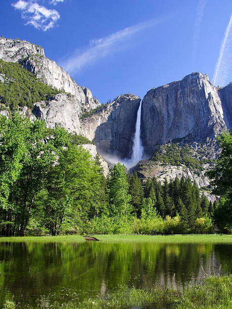 Yosemite falls stock photo