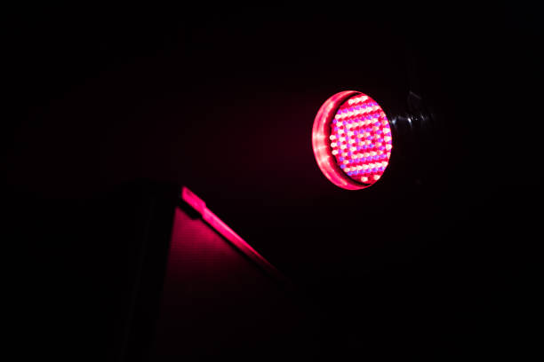 istock Color spotlight in the club 917169480