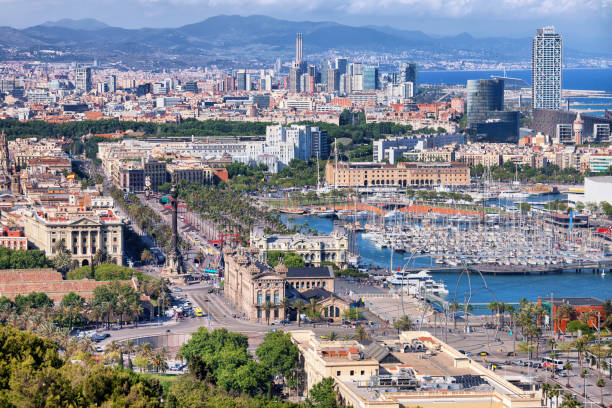 istock City of Barcelona from Above 917170562