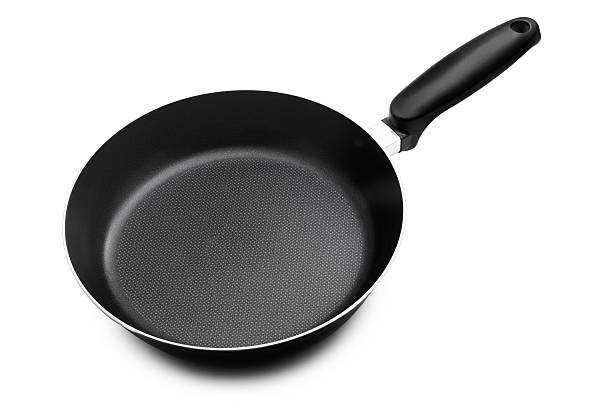 istock A black frying pan set against a white background 91717302