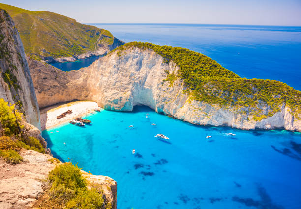 istock Shipwreck beach on Zakynthos island in Greece 917174668