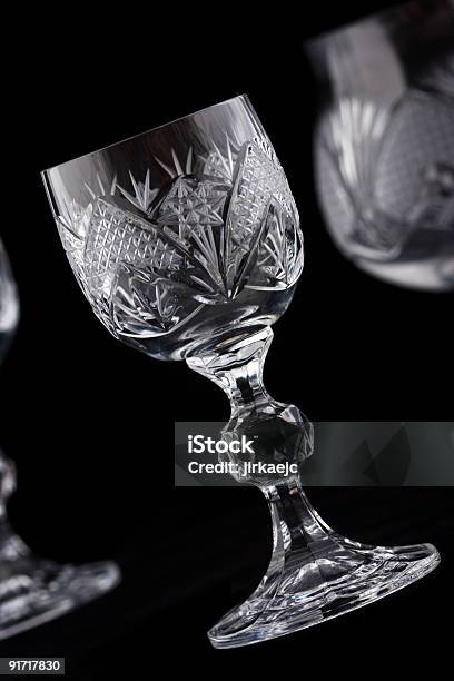 Crystal Geschliffenes Glas Stockfoto und mehr Bilder von Weinglas - Weinglas, Muster, Niemand