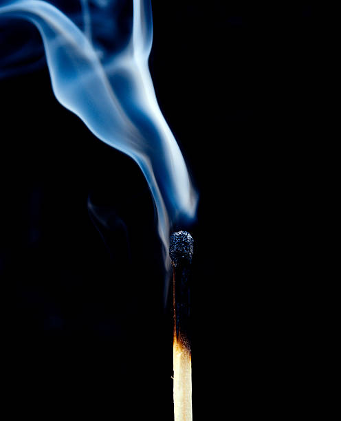 istock Smoke from a match that was just put out 91717834