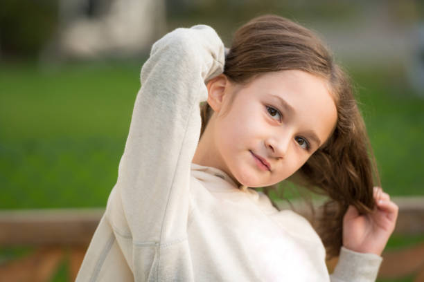 istock Cute blonde girl posing 917184248