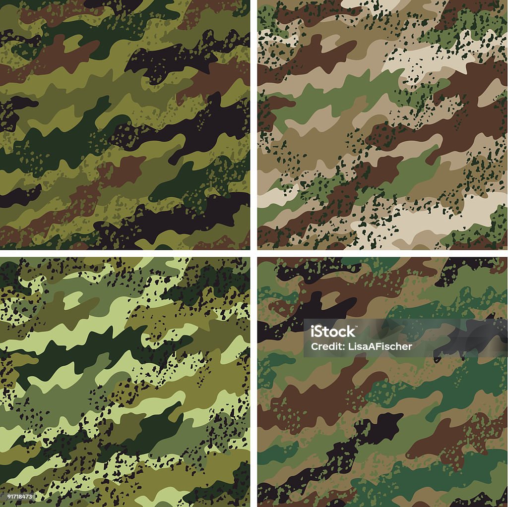 Grunge motif Camouflage - clipart vectoriel de Abstrait libre de droits