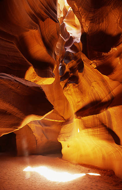 istock Sunlight inside a slot canyon in Northern Arizona 91718531