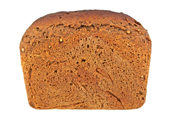 istock Delicious rye bread isolated on white background 917185526