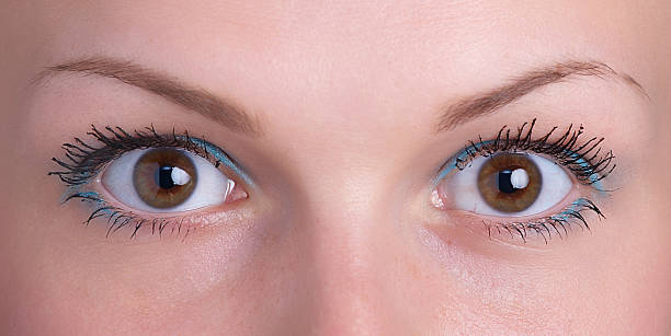 istock Brown girl eye - a surprise 91718568
