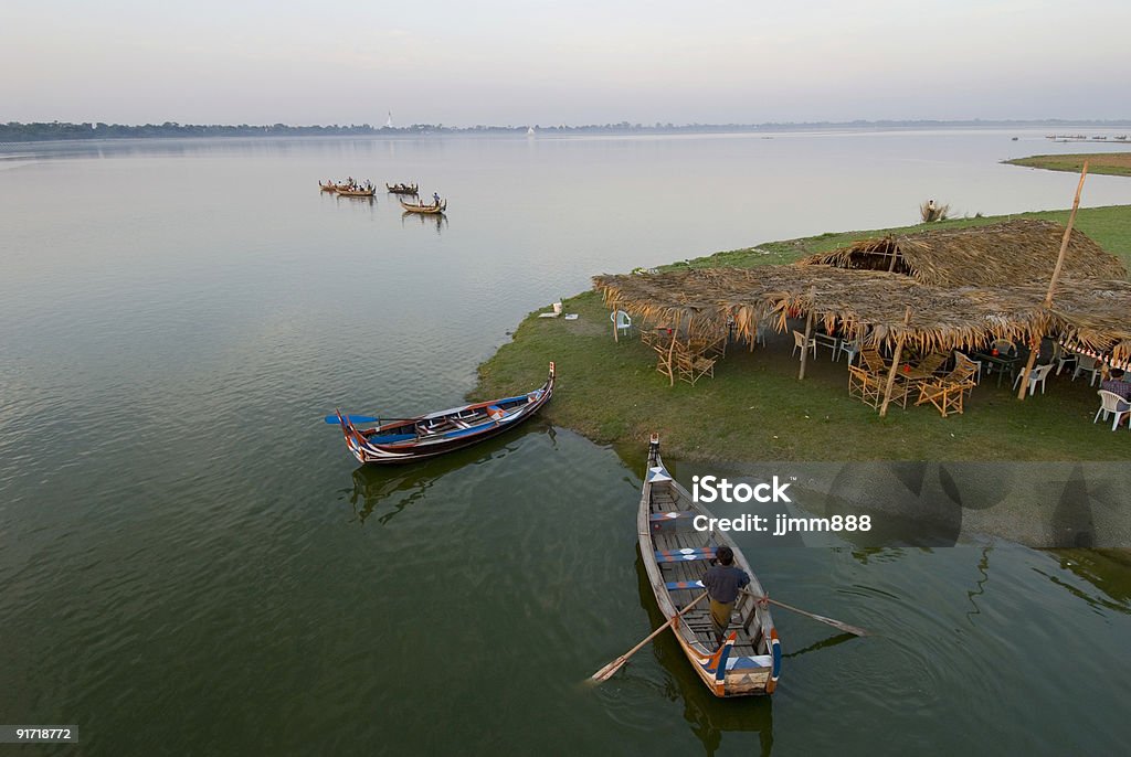 Río en myanmar del Irrawaddy - Foto de stock de Río Ayeyarwady libre de derechos