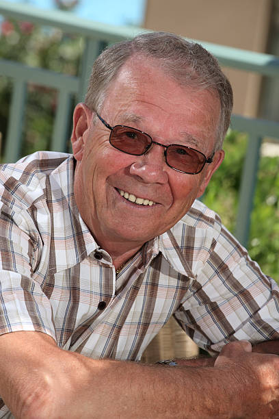 istock close--up of a handsome senior man smiling 91719006