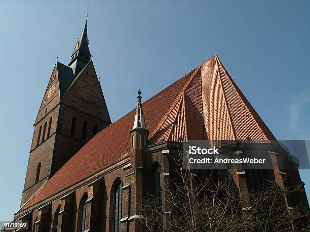 Marktkirche Hannover - zdjęcia stockowe i więcej obrazów Architektura - Architektura, Bez ludzi, Bezchmurne niebo