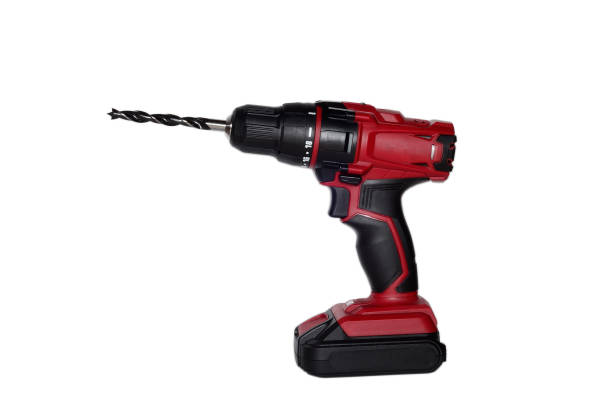 istock Screw drill, cordless drill  in white isolated background. 917195174