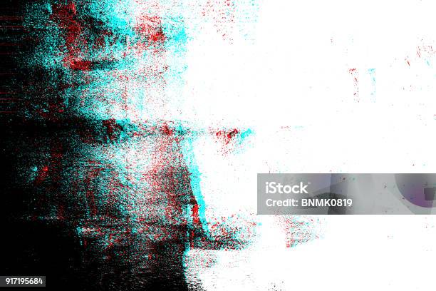 Abstract Photocopy Texture Background Color Double Exposure Glitch Stock Photo - Download Image Now