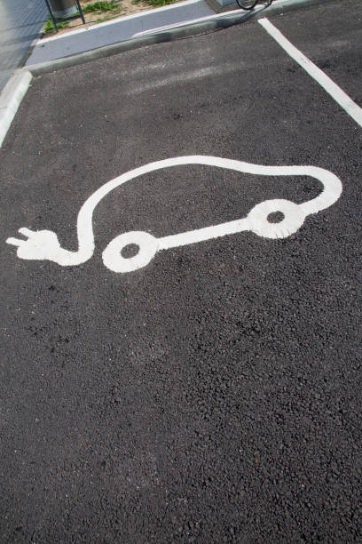 istock Electric Car Recharging Point Symbol 917196238