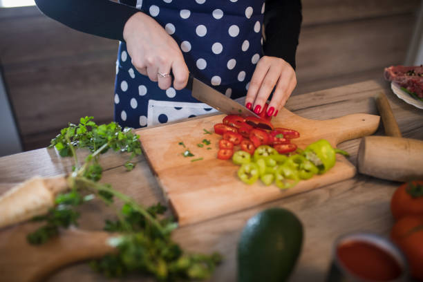 istock Young Woman Cooking in the kitchen. 917198664