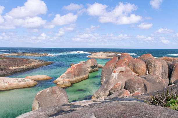 Beautiful beach and rock formation at Green Pools Denmark, Albany, Western Australia