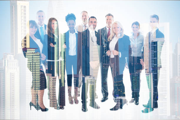 istock Portrait Of Confident Business Team 917203036