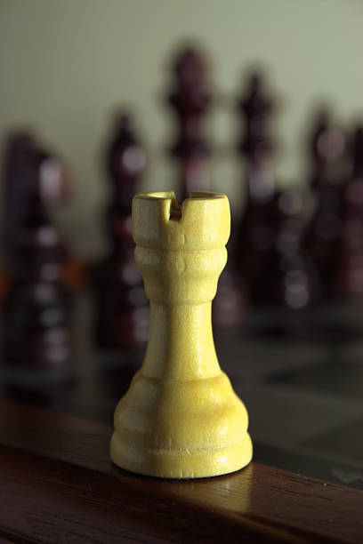 Tower piece of tower in chessboard  ganar stock pictures, royalty-free photos & images