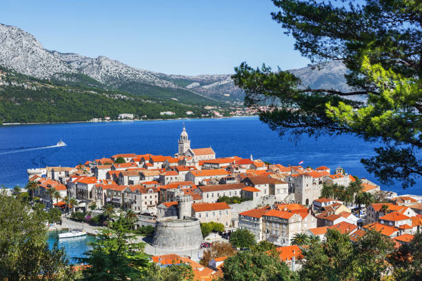 istock Korcula town, Croatia 917206752