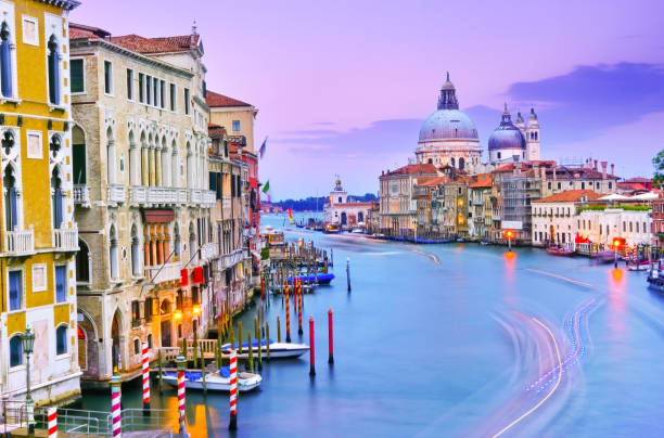 istock Grand Canal in Venice at dusk 917206882