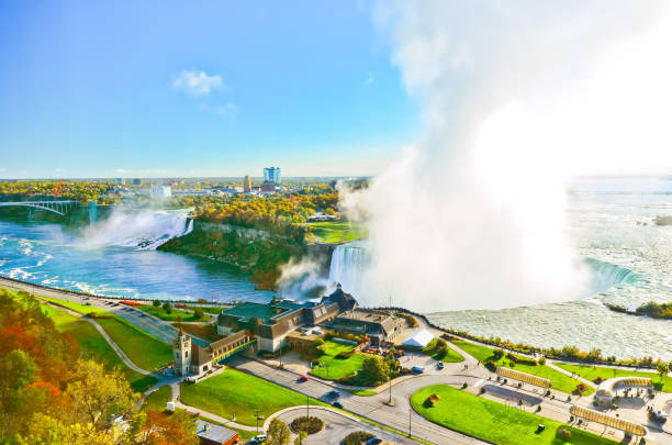 istock Niagara Falls from Canadian side on a sunny day in autumn. 917209648
