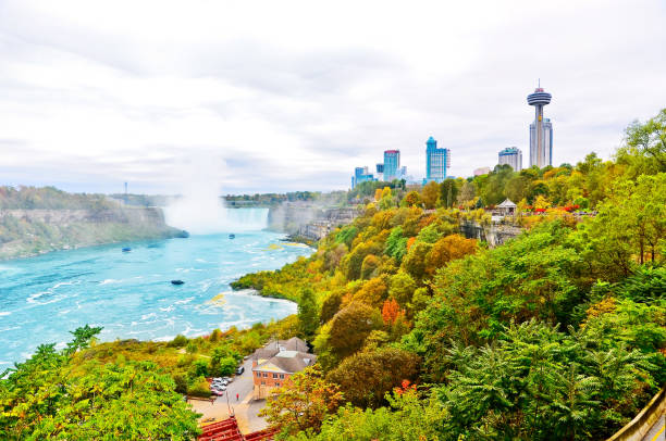 istock Niagara Falls from Canadian side in autumn. 917210088