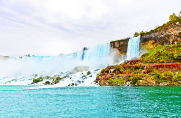 istock Niagara Falls on a cloudy day in autumn. 917210216