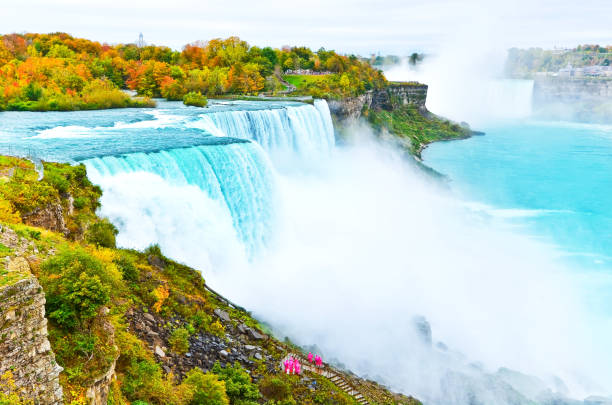 istock Niagara Falls from American side in autumn. 917211166
