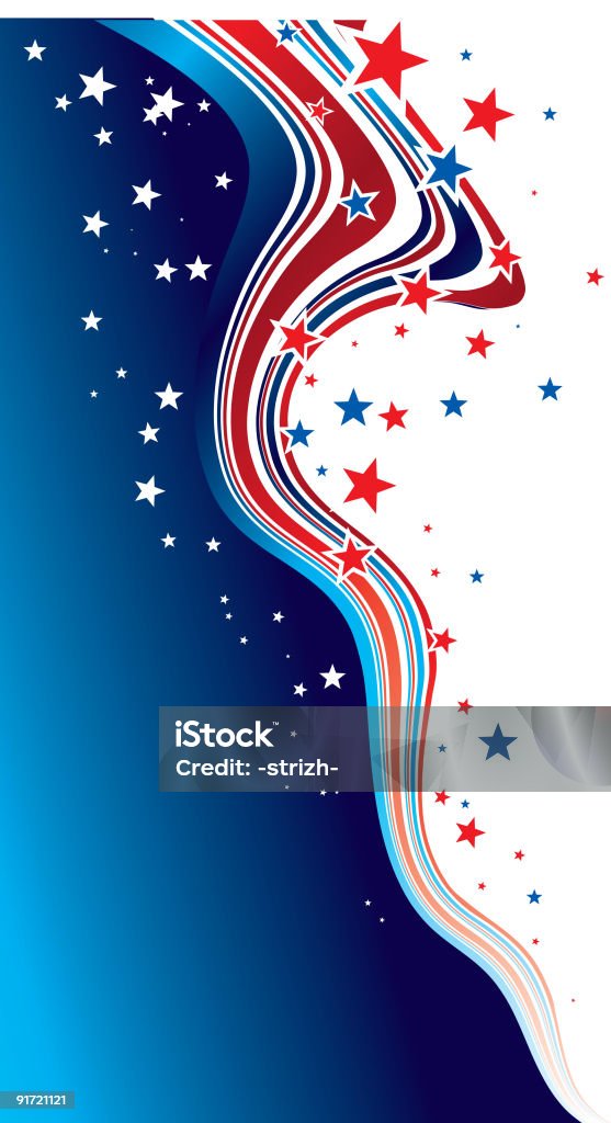 Sfondo patriottico - Illustrazione stock royalty-free di 4 Luglio