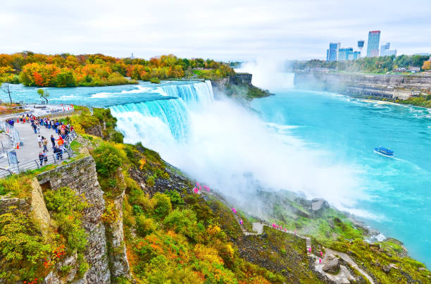 istock Niagara Falls from American side in autumn. 917211278