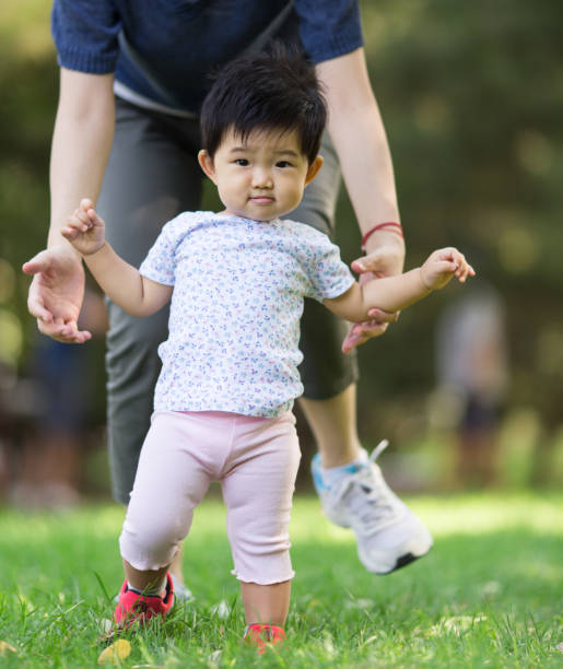 istock Baby took the first step in life 917211368