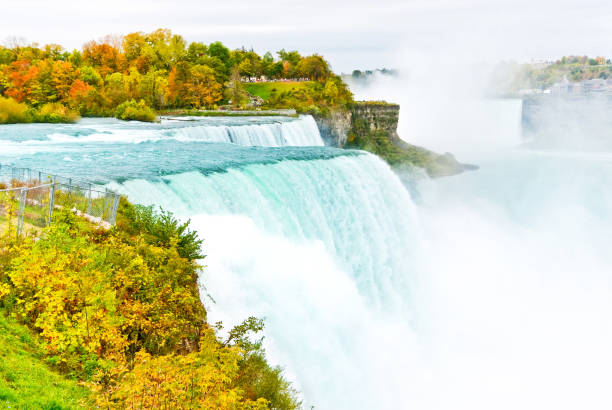 istock Niagara Falls from American side in autumn. 917211662