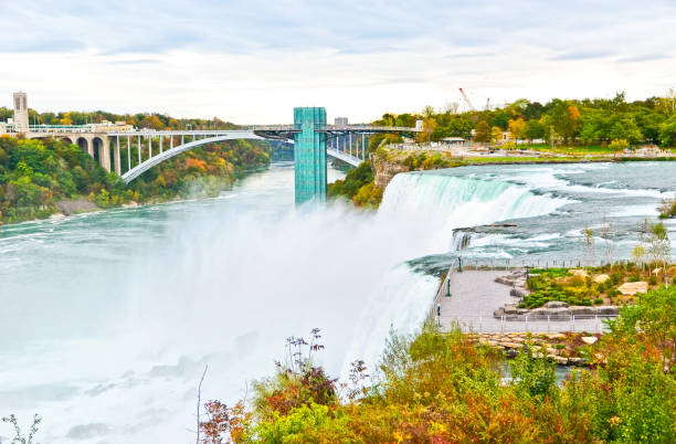 istock Niagara Falls from American side in autumn. 917213854