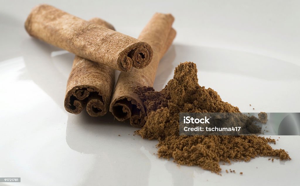 Forms of cinnamon  Brown Stock Photo