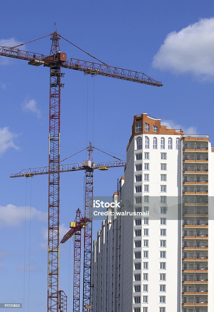 Building cranes  Activity Stock Photo