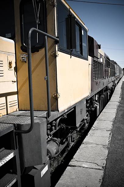 lokomotive - land vehicle rail freight locomotive australia stock-fotos und bilder