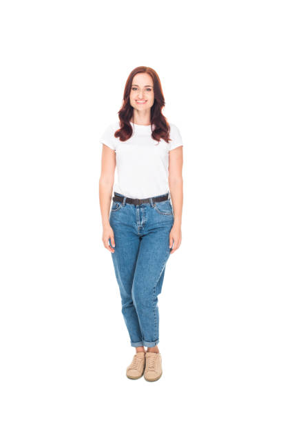istock smiling girl in jeans 917220590
