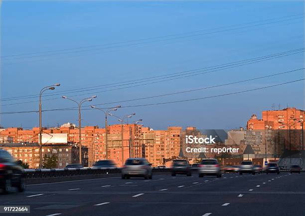 Photo libre de droit de Cityscape banque d'images et plus d'images libres de droit de Aube - Aube, Autoroute, Autoroute allemande