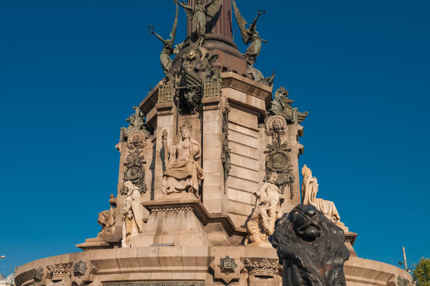 istock Christopher Columbus Column Statute in Barcelona, Spain 917229118