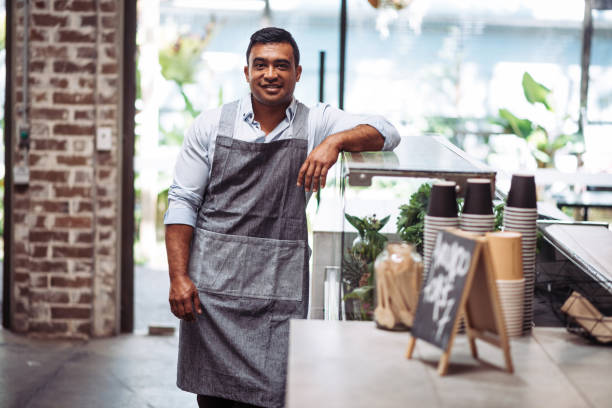 istock Portrait of Aboriginal barista 917229744