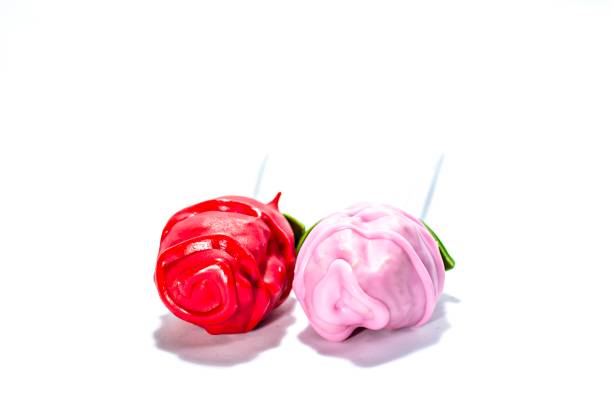 istock Pink and red rose chocolate 917231892