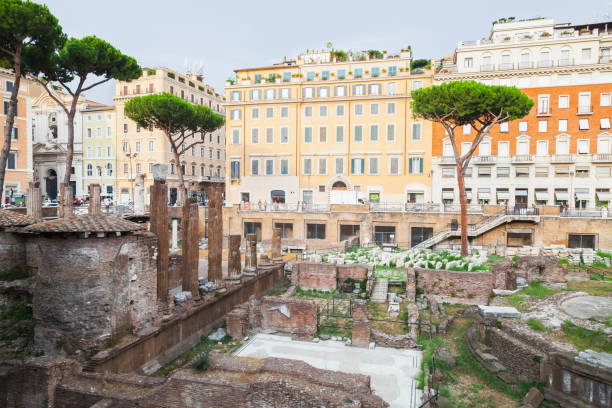 istock Rome, Italy. Largo di Torre Argentina square 917235796