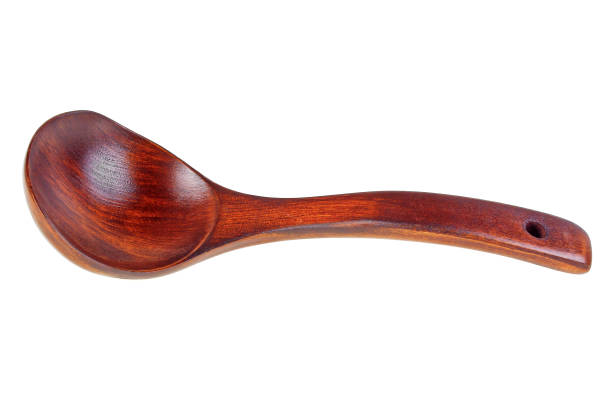 istock Wooden spoon isolated on white background 917237922